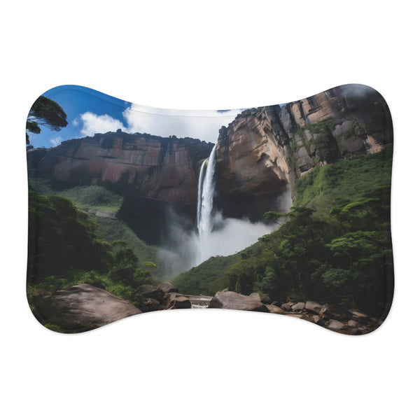 "Angel Falls Pet Mat: Heavenly Comfort for Your Furry Friend"