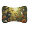 "Animal Harmony Pet Mat: Diverse Group Coexisting"