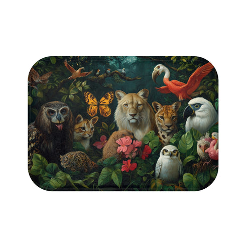 "Animal Kingdom Bath Mat"