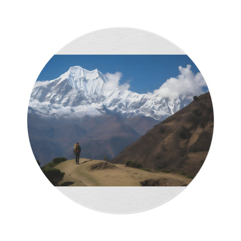 "Annapurna Adventure Round Rug"