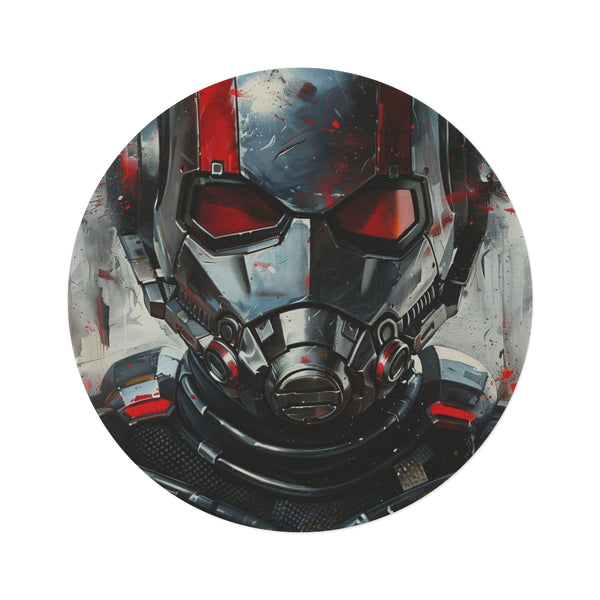 "Ant Adventure Round Rug: Eco-Friendly"