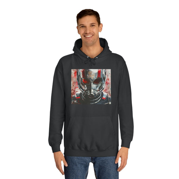 Ant Man Fine Art — Heavyweight Graphic Hoodie — Model Streetwear Fit View