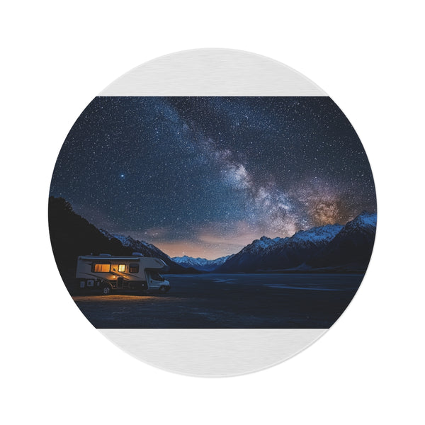 "Aoraki Dark Sky Round Rug"