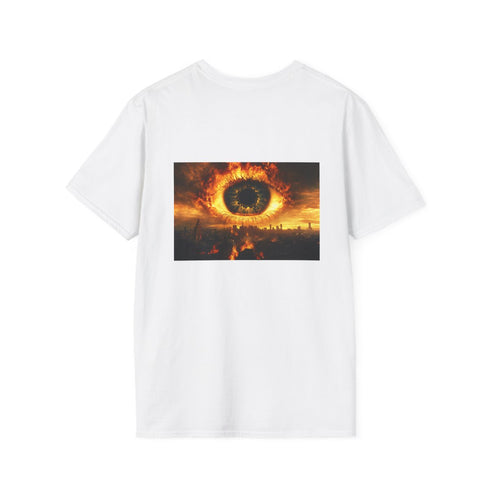 Apocalyptic Eye Burning City T-Shirt