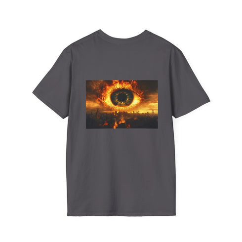 Apocalyptic Eye Burning City T-Shirt