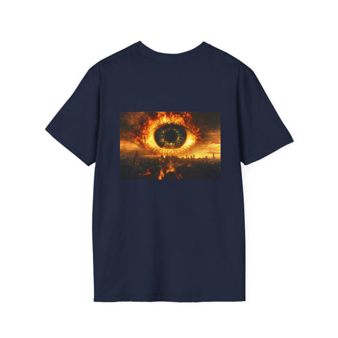 Apocalyptic Eye Burning City T-Shirt
