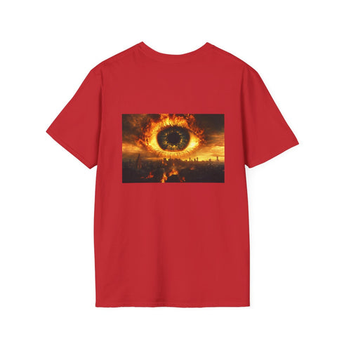 Apocalyptic Eye Burning City T-Shirt