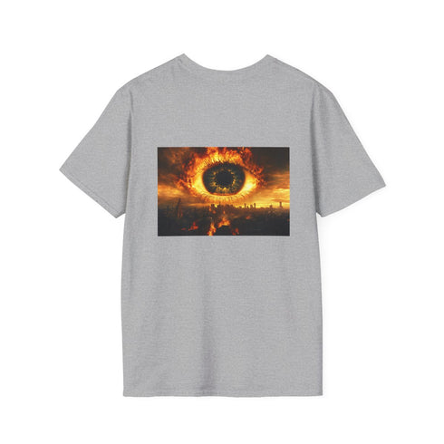 Apocalyptic Eye Burning City T-Shirt