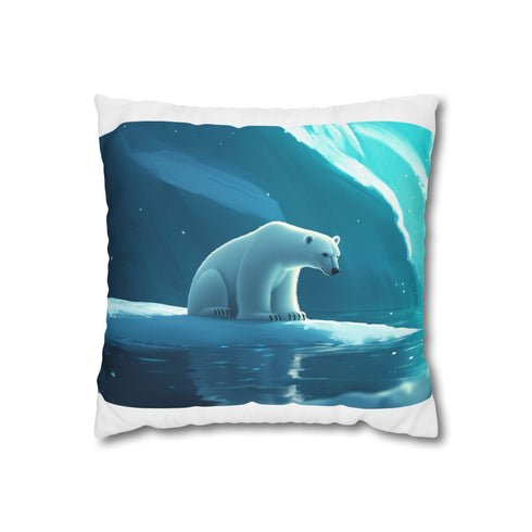 "Arctic Escape Polar Bear Pillowcase"