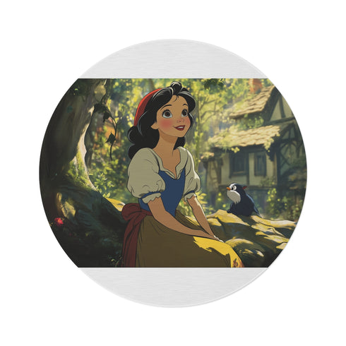 "Arctic Frost Round Rug"