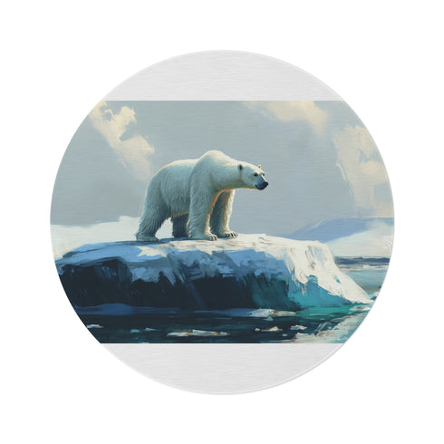 Arctic Meltdown Polar Bear Rug
