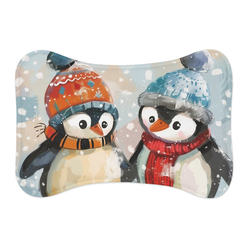 Arctic Penguin Winter Wonderland Mat