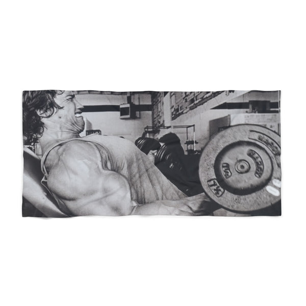 "Arnold's Muscle Beach Towel"