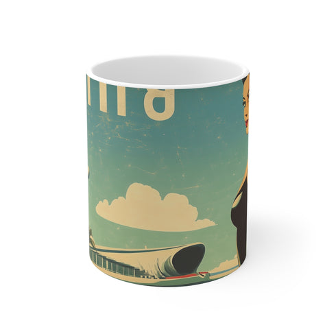 Art Deco Venus Travel Mug