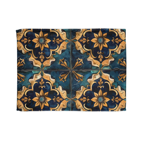 "Artisan Tiles Bed Cover: Elevate Your Bedroom Style"