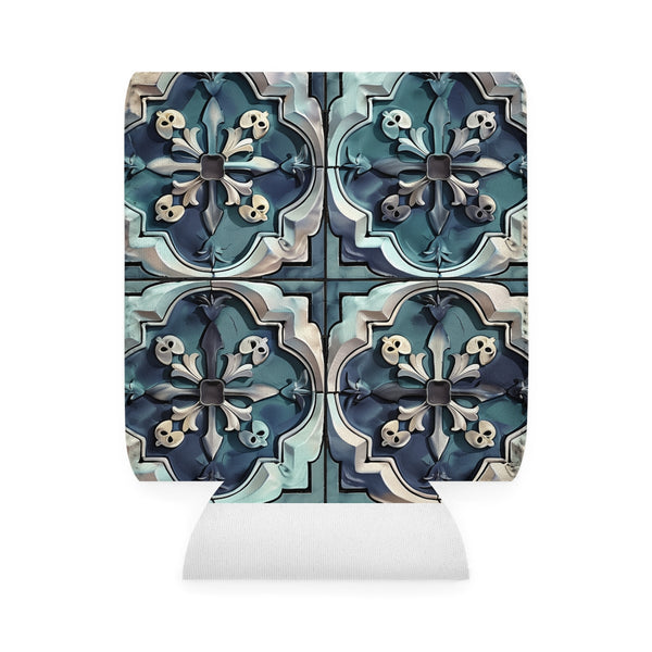 Artisan Tiles Can Cooler Sleeve: Stylish Beverage Accessory