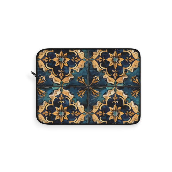 "Artisan Tiles Laptop Sleeve: Protect in Style"