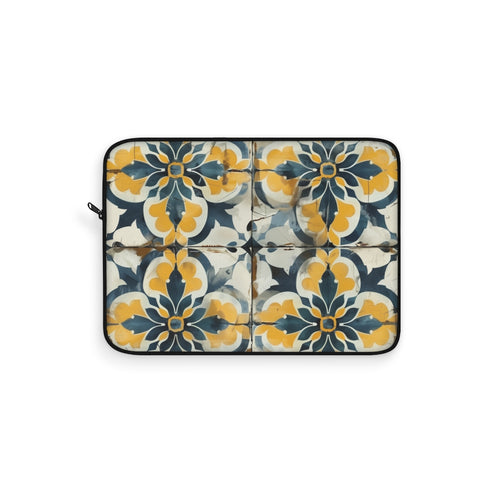 "Artisan Tiles Laptop Sleeve: Stylish Protection"