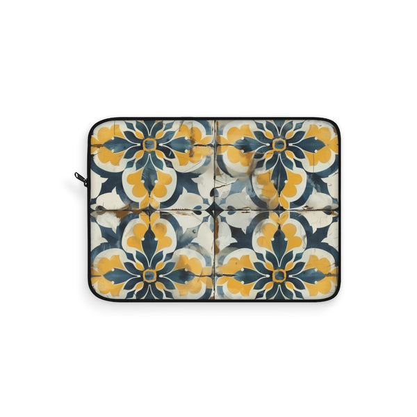 "Artisan Tiles Laptop Sleeve: Stylish Protection"
