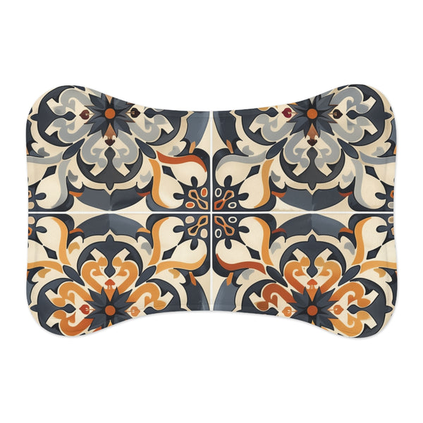 "Artisan Tiles Pet Mat: Luxury for your furry friend"