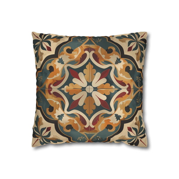"Artisan Tiles Pillowcase: Luxurious Elegance"