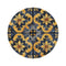 "Artisan Tiles Round Rug: Exquisite Elegance"