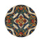 "Artisan Tiles Round Rug: Seamless Elegance"