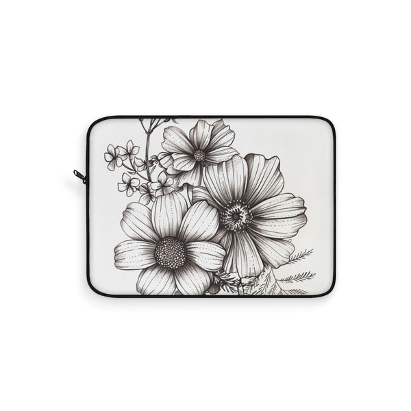 "Artistic Laptop Sleeve - Hand-drawn"
