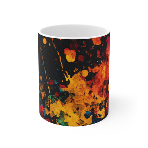 "Artistic Painted Coffee Mug"