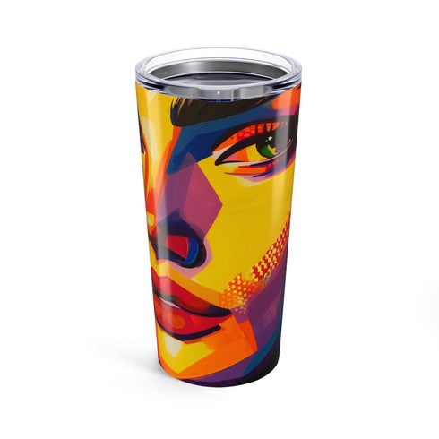 Artistic Pop Bottle: Stay Hydrated!