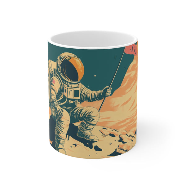 Astronaut Adventure Coffee Mug Design
