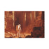 Astronaut Exploring Ancient Ruins on Mars — 24×16 Canvas Wall Art — Front Gallery-Wrapped Canvas View