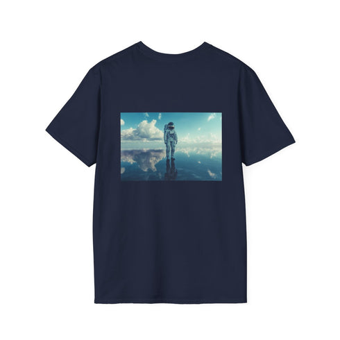 Astronaut Reflection Mirror Ocean T-Shirt