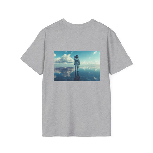 Astronaut Reflection Mirror Ocean T-Shirt