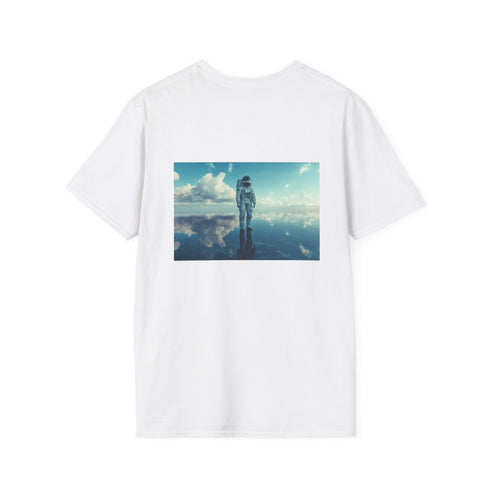 Astronaut Reflection Mirror Ocean T-Shirt