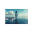 Astronaut Stands on Mirror Ocean