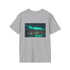 Aurora Skyline Cityscape T-Shirt Design