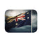 Australia Flag Luxury Memory Foam Bath Mat - Top View