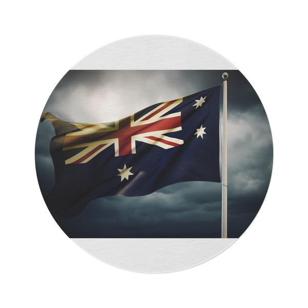 "Australian Pride Round Rug: Embrace OZ"