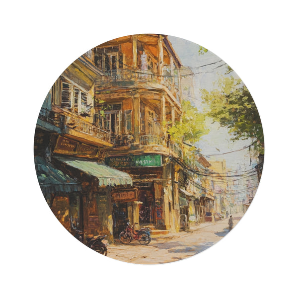 "Authentic Hanoi Painting Rug"