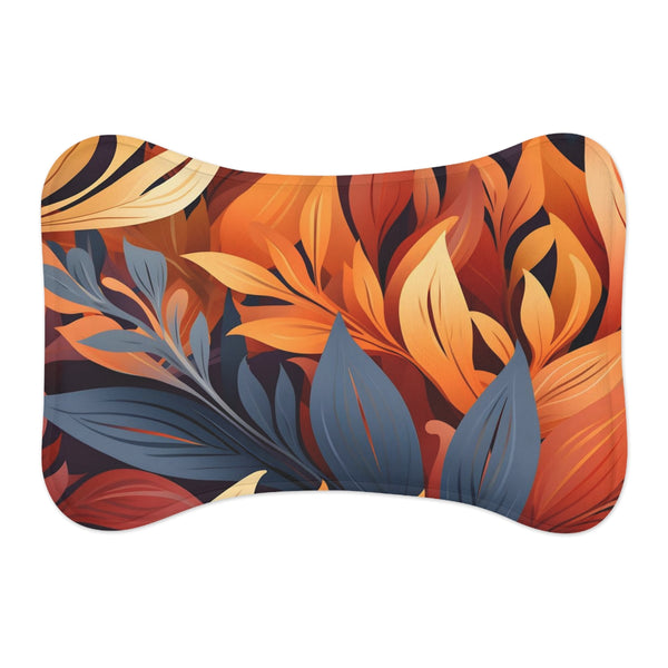 "Autumn Foliage & Wild Flower Pet Mat"