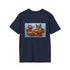 Autumn Leaves Fox Design T-Shirt