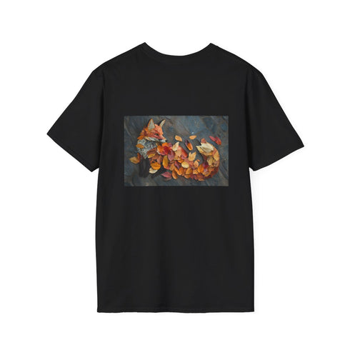 Autumn Leaves Fox Graphic T-Shirt