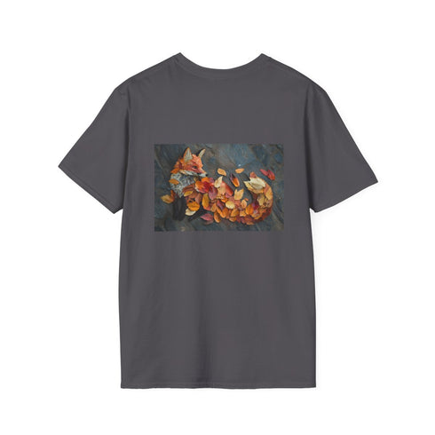 Autumn Leaves Fox Graphic T-Shirt