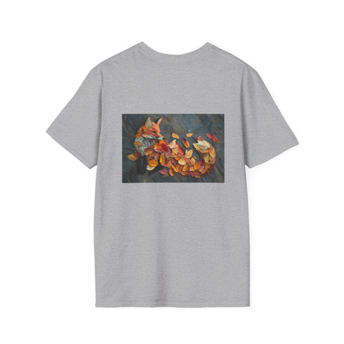 Autumn Leaves Fox Graphic T-Shirt