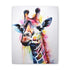 Giraffe Adoption Canvas: Lifelike African Icon Art for Home Decor.