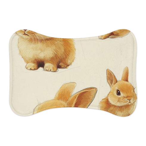 "Baby Bunny Pet Mat: Versatile, Fun, and Cozy!"