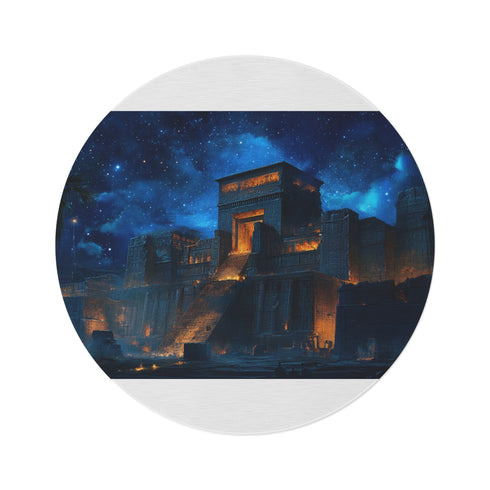 "Babylon Nights Starry Round Rug"