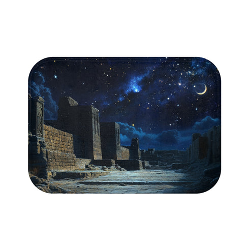 Babylonian Night Sky Bath Mat