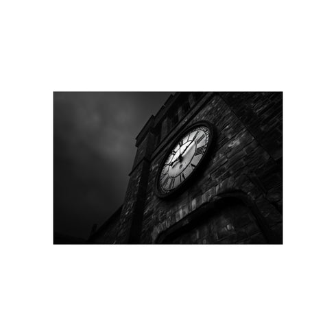 Backwards Clock Tower Time Mystery